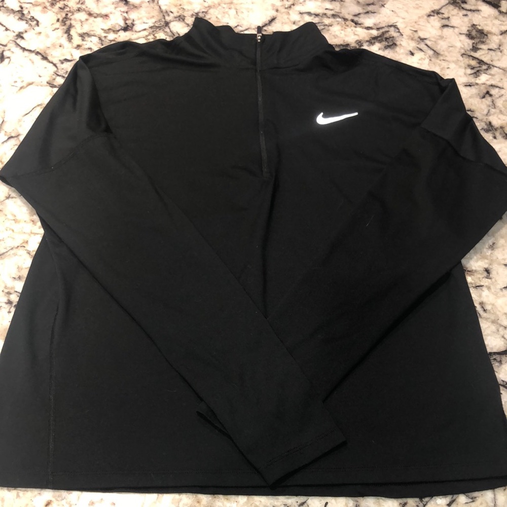 Nike Running Dri- Fit 1/4 Zip Jacket - Black